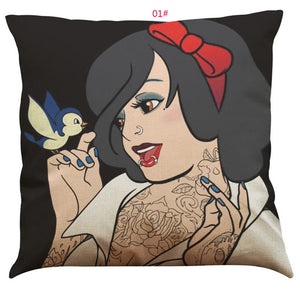 45cm*45cm Cushion cover Anime characters Alice linen/cotton  pillow case Home decorative pillow cover seat pillow case