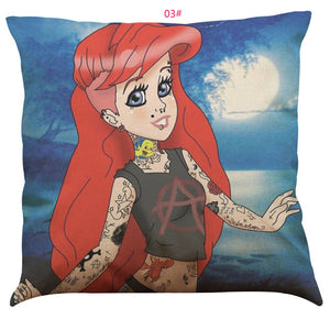 45cm*45cm Cushion cover Anime characters Alice linen/cotton  pillow case Home decorative pillow cover seat pillow case