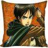 G0309 Custom Square Pillowcase Japanese Anime Attack on Titan Pillow Cover Zippered