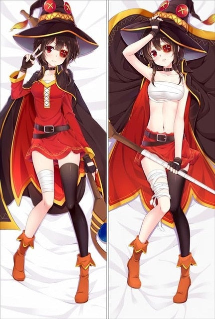 Japanese Anime KonoSuba God's Blessing on This Wonderful World! Megumin Dakimakura Covers Hugging Body Pillow Cover Case