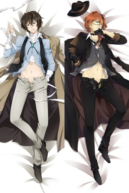 New Osamu Dazai - Bungo Stray Dogs Anime Japanese Hugging Body Pillow Cover Case Bedding Dakimakura Pillows