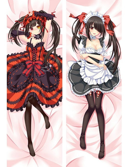 Hot Japanese Anime DATE A LIVE Tokisaki Kurumi Hugging body Pillow Cover Case Bedding Dakimakura Pillowcases 71016