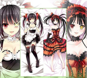 Hot Japanese Anime DATE A LIVE Tokisaki Kurumi Hugging body Pillow Cover Case Bedding Dakimakura Pillowcases 71016