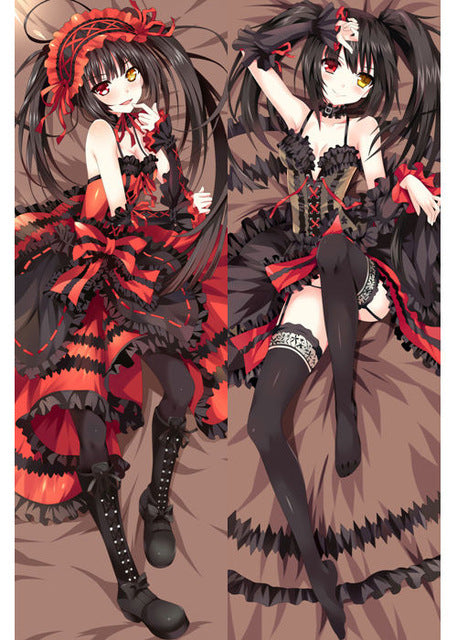 Hot Japanese Anime DATE A LIVE Tokisaki Kurumi Hugging body Pillow Cover Case Bedding Dakimakura Pillowcases 71016