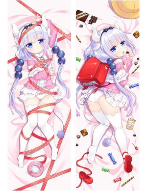 Hot Japanese Anime Miss Kobayashi's Dragon Maid Kanna Kamui Tohru Hugging Body Dakimakura Pillow Cover Case Otaku Drop Shipping