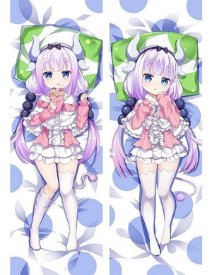 Hot Japanese Anime Miss Kobayashi's Dragon Maid Kanna Kamui Tohru Hugging Body Dakimakura Pillow Cover Case Otaku Drop Shipping