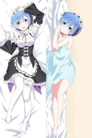 Japanese Anime Re:Zero kara Hajimeru Isekai Seikatsu Rem Ram Hugging Body Pillow Cover Case Drop shipping Dakimakura Otaku