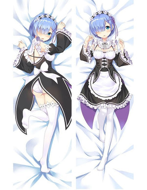 Japanese Anime Re:Zero kara Hajimeru Isekai Seikatsu Rem Ram Hugging Body Pillow Cover Case Drop shipping Dakimakura Otaku