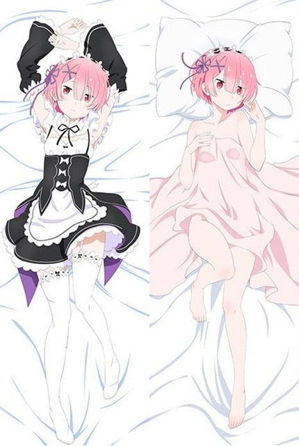 Japanese Anime Re:Zero kara Hajimeru Isekai Seikatsu Rem Ram Hugging Body Pillow Cover Case Drop shipping Dakimakura Otaku