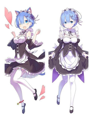 Japanese Anime Re:Zero kara Hajimeru Isekai Seikatsu Rem Ram Hugging Body Pillow Cover Case Drop shipping Dakimakura Otaku