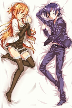 Japanese Anime SAO Sword Art Online Asuna Dakimakura Hugging Body Pillow Cover Case decorative pillowcases Drop shipping