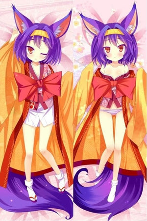 Japanese Anime NO GAME NO LIFE Shiro Otaku Pillow Cover Cases Hugging Body Drop shipping Dakimakura Covers