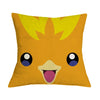 Customized Linen Cushion Cover Japanese Anime Pokemon Pikachu Figures Throw Pillowcase Home Decorative Sofa Car Seat Cushions