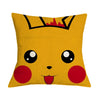 Customized Linen Cushion Cover Japanese Anime Pokemon Pikachu Figures Throw Pillowcase Home Decorative Sofa Car Seat Cushions