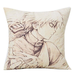 Fashion Japanese Anime Naruto Series Customized Cushion Cover 45*45 CM funda cojin coussin For Sofa Chair Linen Pillow Cases