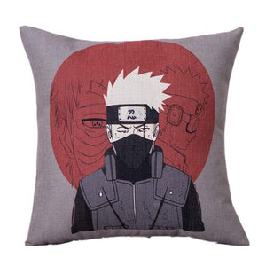 Fashion Japanese Anime Naruto Series Customized Cushion Cover 45*45 CM funda cojin coussin For Sofa Chair Linen Pillow Cases