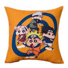 Fashion Japanese Anime Naruto Series Customized Cushion Cover 45*45 CM funda cojin coussin For Sofa Chair Linen Pillow Cases