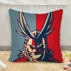 OHCOMICS 16" Anime My Hero Academia All Might Midoriya Cool Red Waist Peach Skin Cushion Pillow Case Cover Home Costume Decor