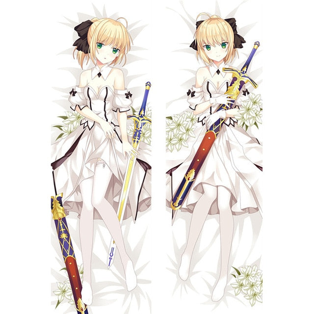 Fate grand order saber Dakimakura Pillow Cover Tamamo no Mae Shuten Doji Joan of Arc Japan Anime Body Pillow