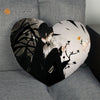 Bungo Stray Dogs Heart Shape Pillow Cover Custom zipper Pillowcase Just Cover No Core Size 41x36cm,47x42cm