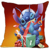 Custom Decorative Pillowcase Lilo and Stitch Square Zippered Pillow Cover 35X35,40x40,45x45cm(One Side)180527-21-17