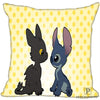 Custom Decorative Pillowcase Lilo and Stitch Square Zippered Pillow Cover 35X35,40x40,45x45cm(One Side)180527-21-17