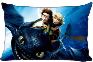 Best Custom Pillow Case How To Train Your Dragon Rectangle Pillowcases zipper 35x45,40x60cm (One Side Print)180516-01