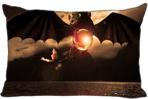 Best Custom Pillow Case How To Train Your Dragon Rectangle Pillowcases zipper 35x45,40x60cm (One Side Print)180516-01