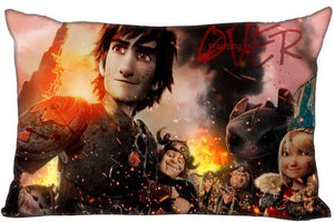 Best Custom Pillow Case How To Train Your Dragon Rectangle Pillowcases zipper 35x45,40x60cm (One Side Print)180516-01