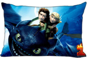 Best Custom Pillow Case How To Train Your Dragon Rectangle Pillowcases zipper 35x45,40x60cm (One Side Print)180516-01