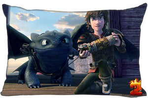 Best Custom Pillow Case How To Train Your Dragon Rectangle Pillowcases zipper 35x45,40x60cm (One Side Print)180516-01