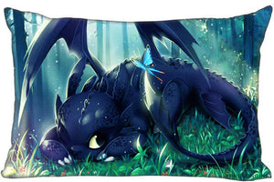 Best Custom Pillow Case How To Train Your Dragon Rectangle Pillowcases zipper 35x45,40x60cm (One Side Print)180516-01