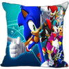 Custom Sonic the Hedgehog Game Square Pillowcase Custom Zippered Pillow Cover Case 35X35,40x40,45x45cm(One Side)180522-02-226