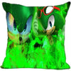 Custom Sonic the Hedgehog Game Square Pillowcase Custom Zippered Pillow Cover Case 35X35,40x40,45x45cm(One Side)180522-02-226