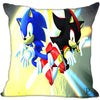 Custom Sonic the Hedgehog Game Square Pillowcase Custom Zippered Pillow Cover Case 35X35,40x40,45x45cm(One Side)180522-02-226