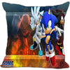 Custom Sonic the Hedgehog Game Square Pillowcase Custom Zippered Pillow Cover Case 35X35,40x40,45x45cm(One Side)180522-02-226