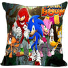 Custom Sonic the Hedgehog Game Square Pillowcase Custom Zippered Pillow Cover Case 35X35,40x40,45x45cm(One Side)180522-02-226