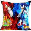 Custom Sonic the Hedgehog Game Square Pillowcase Custom Zippered Pillow Cover Case 35X35,40x40,45x45cm(One Side)180522-02-226