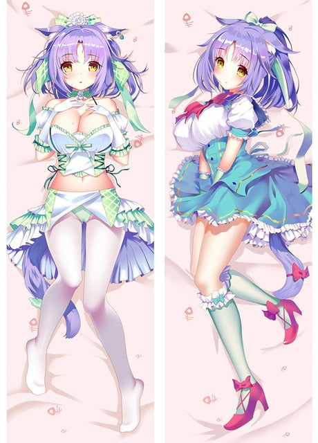 New Anime NEKOPARA sexy girl chocolat vanilla Azuki Coconut Maple Cinnamon Dakimakura throw pillow cover Hugging Body PillowCase