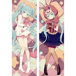 Amellor Life-sized Japanese Anime Pillowcase Hatsune Miku Pillow Cover 3D Double-sided Bedding Body Hugging pillowcase gitfs