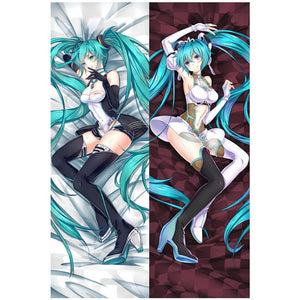 Amellor Life-sized Japanese Anime Pillowcase Hatsune Miku Pillow Cover 3D Double-sided Bedding Body Hugging pillowcase gitfs