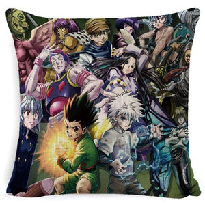 PEIYUAN Suef Anime Manga Hunter x Hunter Anime Pillow Cushion Case Cover Decorative Car Sofa Chair Cushion Cover Home Supplies