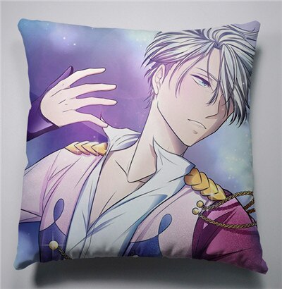 Anime Manga YURI!!! on ICE Pillow 40x40cm Pillow Case Cover Seat Bedding Cushion 001