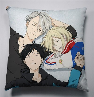 Anime Manga YURI!!! on ICE Pillow 40x40cm Pillow Case Cover Seat Bedding Cushion 001