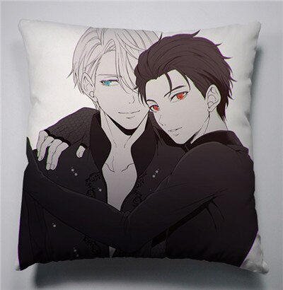 Anime Manga YURI!!! on ICE Pillow 40x40cm Pillow Case Cover Seat Bedding Cushion 001