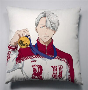 Anime Manga YURI!!! on ICE Pillow 40x40cm Pillow Case Cover Seat Bedding Cushion 001