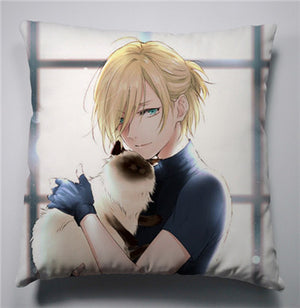 Anime Manga YURI!!! on ICE Pillow 40x40cm Pillow Case Cover Seat Bedding Cushion 001