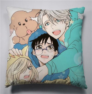 Anime Manga YURI!!! on ICE Pillow 40x40cm Pillow Case Cover Seat Bedding Cushion 001