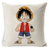 Fokusent Anime Linen One Piece Wanted Printed Throw Pillow Cover Covers Home Hotel Pillow Case 45x45cm 2018 New Arrival