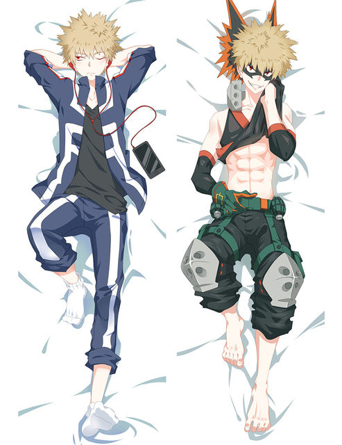 My Hero Academia Katsuki Bakugo Japanese Anime Hugging Body Dakimakura Pillow Cover Case